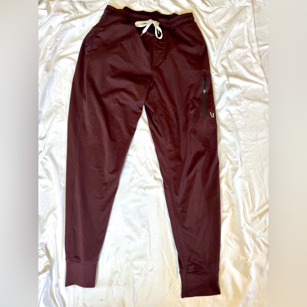 Vuori Oxblood Sunday Performance Joggers